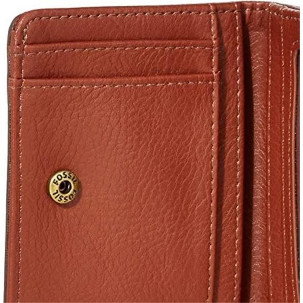 Logan Leather RfidBlocking Bifold Wallet Brown